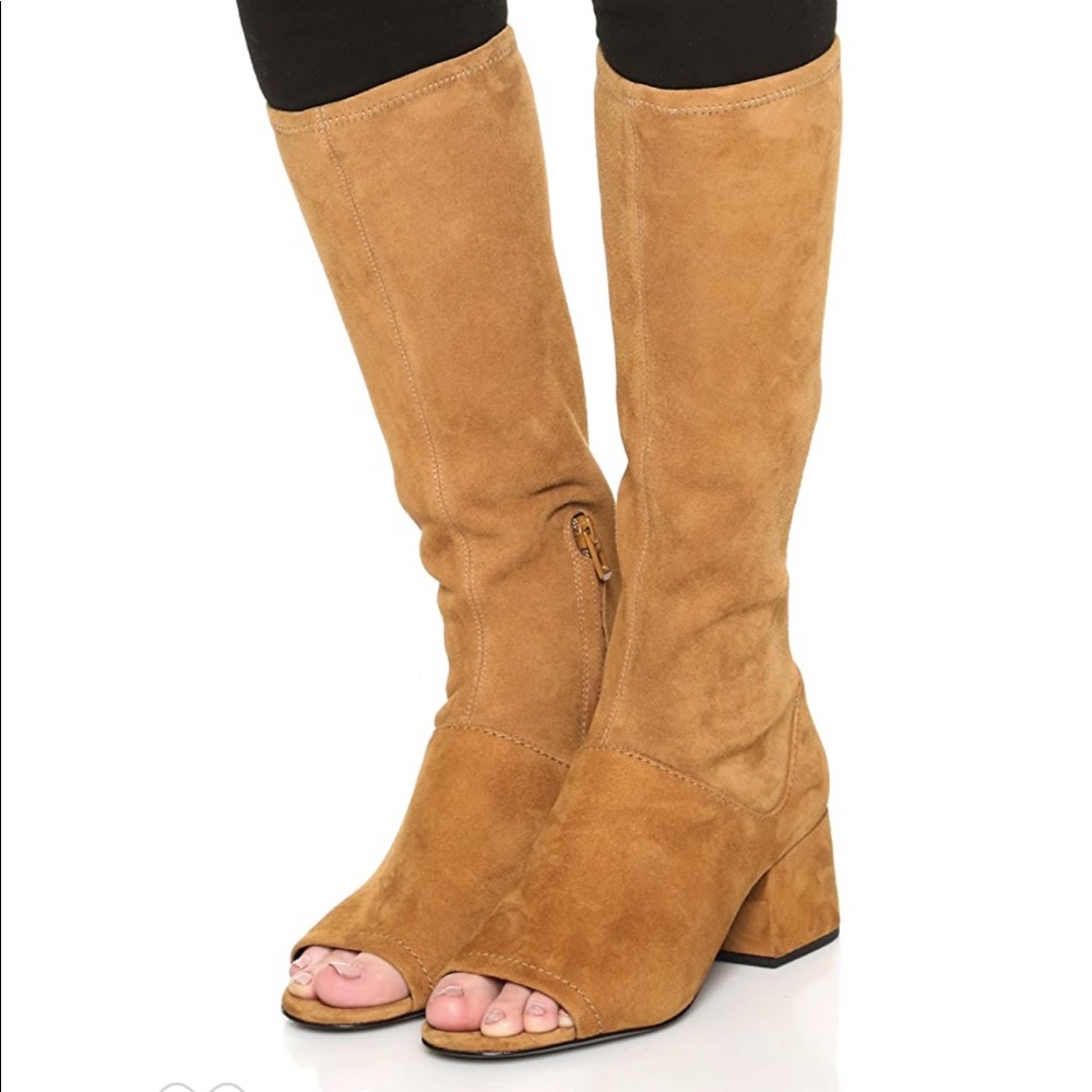 3.1 Phillip Lim Cube Open-Toe Boots